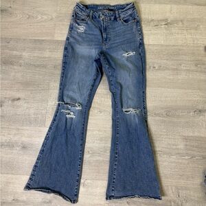 American Eagle Outfitters Blue Flare Jeans